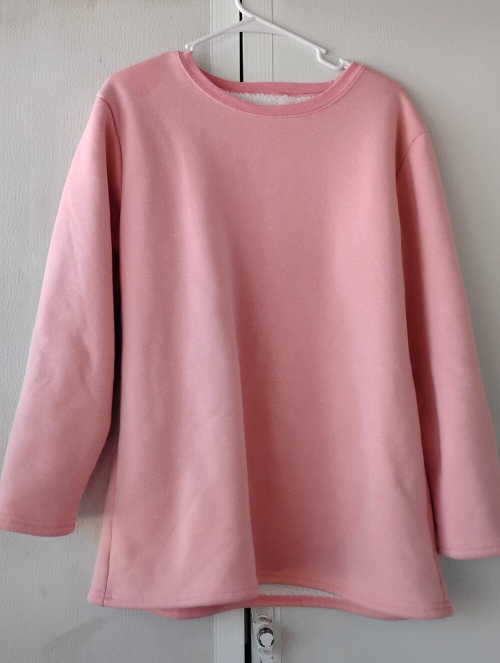 Kids Cozy Pink Crewneck Sweatshirt